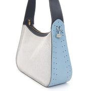 Delvaux Toile Hobo Bag Blue Acheter enligne pour le meilleur prix Delvaux White Envelope Evening Bag.
