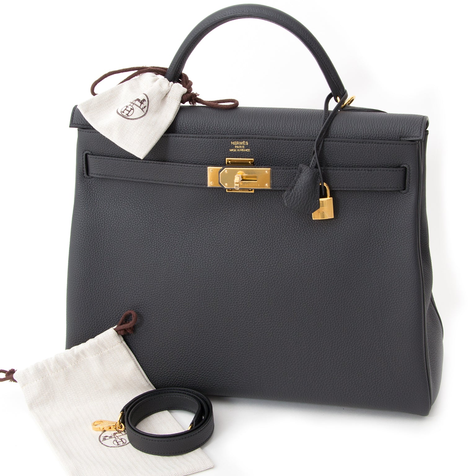acheter en ligne neuf Brand New Hermes Kelly Togo Plombe 40 pour le meilleur prix