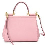 second hand designer Dolce & Gabbana Pastel Pink 'Miss Sicily' Tote like new , 100% authentic luxury