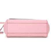 veilig online tweedehans Dolce & Gabbana Pastel Pink 'Miss Sicily' Tote net als nieuw