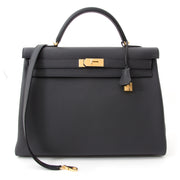 acheter en ligne neuf Brand New Hermes Kelly Togo Plombe 40 pour le meilleur prix