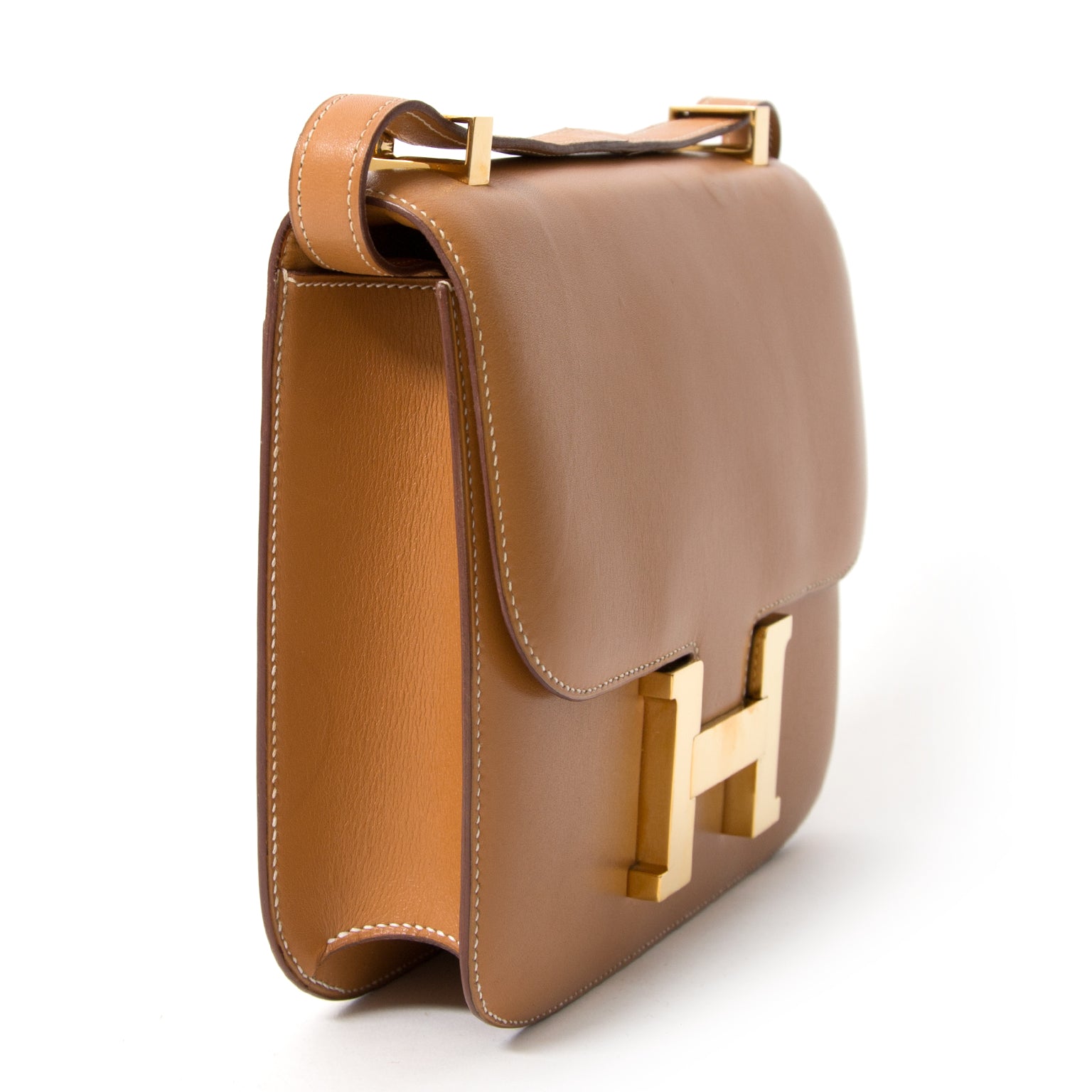 gold Constance Hermes authentic designer brands online good condition Labellov online webshop merken in goede staat tweedehan