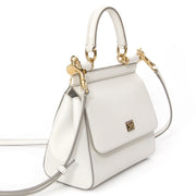 Dolce & Gabbana White 'Miss Sicily' Tote like new , best price worldwide shipping