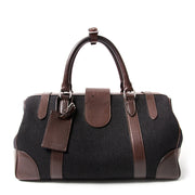 Ralph Lauren Textile & Leather Trim Doctor Bag shop vintage designer bags online a best price
