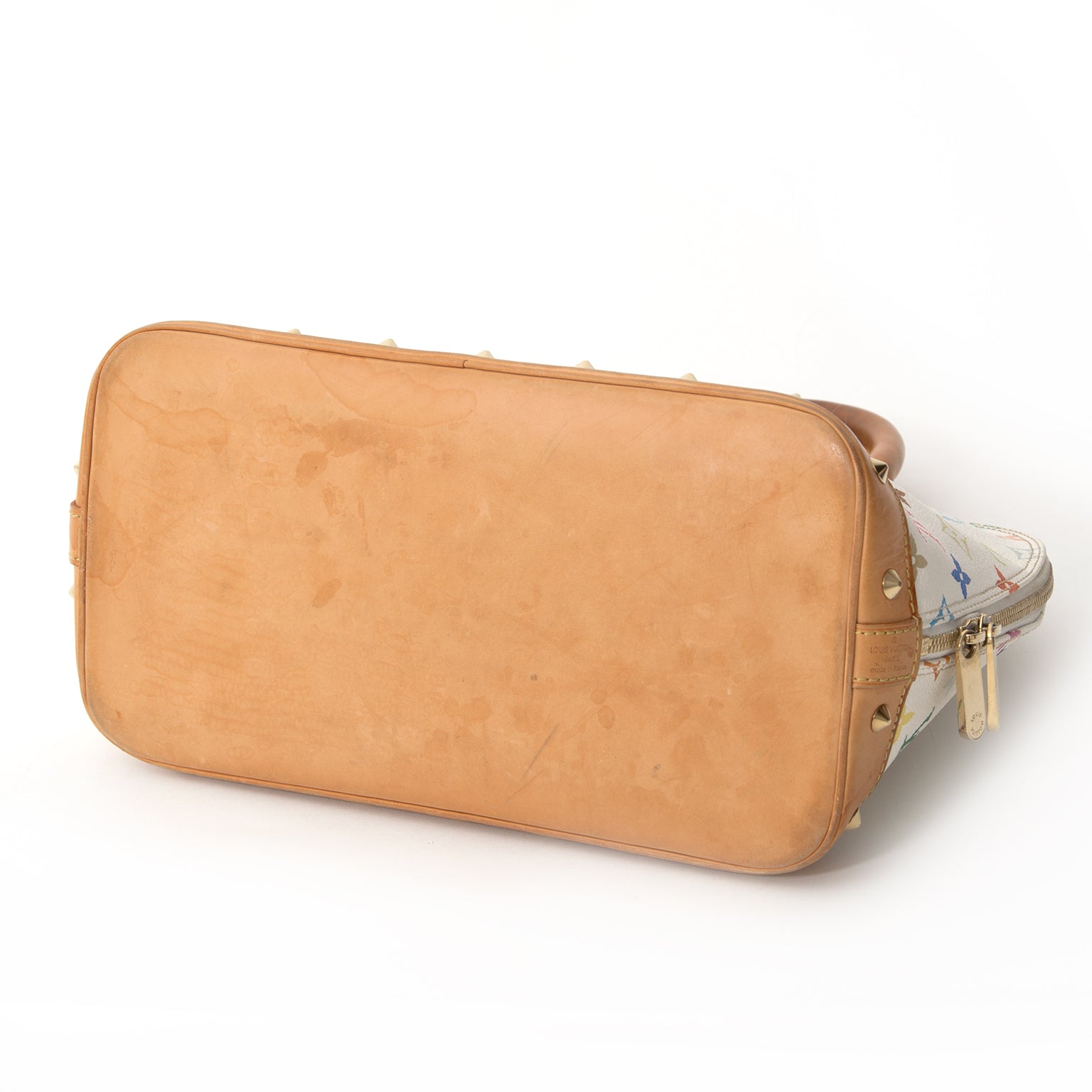 Preowned Louis Vuitton Murakami Multicolore Monogram White Alma. Buy safe online at the best price Louis Vuitton. Achetez en ligne seconde main sac a main Louis Vuitton Monogram.