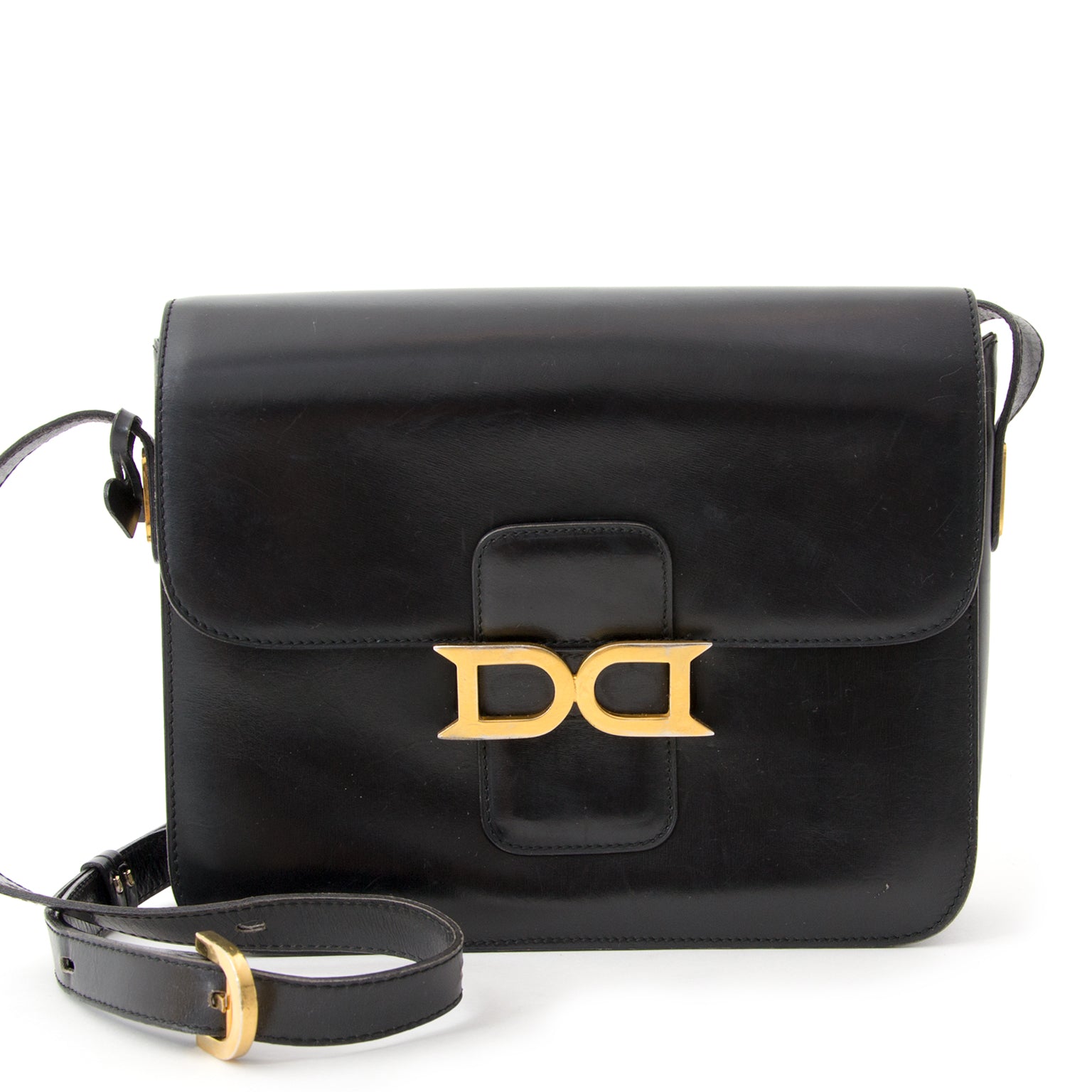 acheter en ligne sac a main Delvaux Black Bourgogne Shoulder Bag pour le meileur prix