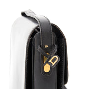 koop snel online tweedehands Delvaux Black Bourgogne Shoulder Bag aan de beste prijs