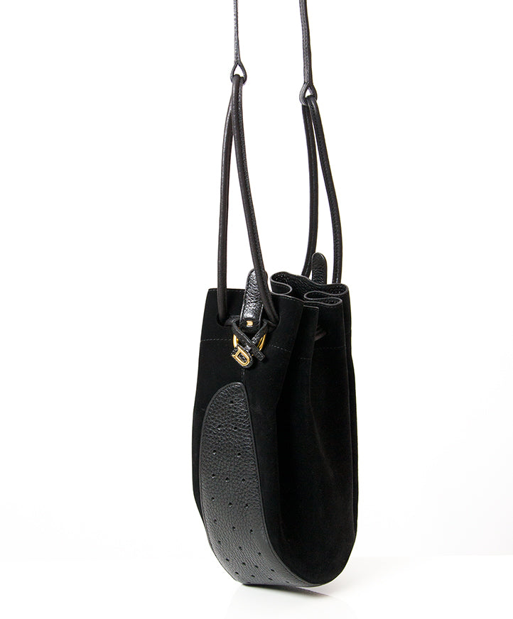 Vintage Delvaux Velvet Shoulder Bag authentieke tweedehands uitstekende prijs veilig winkelen LABELLOV