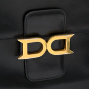 koop snel online tweedehands Delvaux Black Bourgogne Shoulder Bag aan de beste prijs