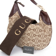 koop veilig online aan de beste prijs Gucci monogram hobo schouder tas