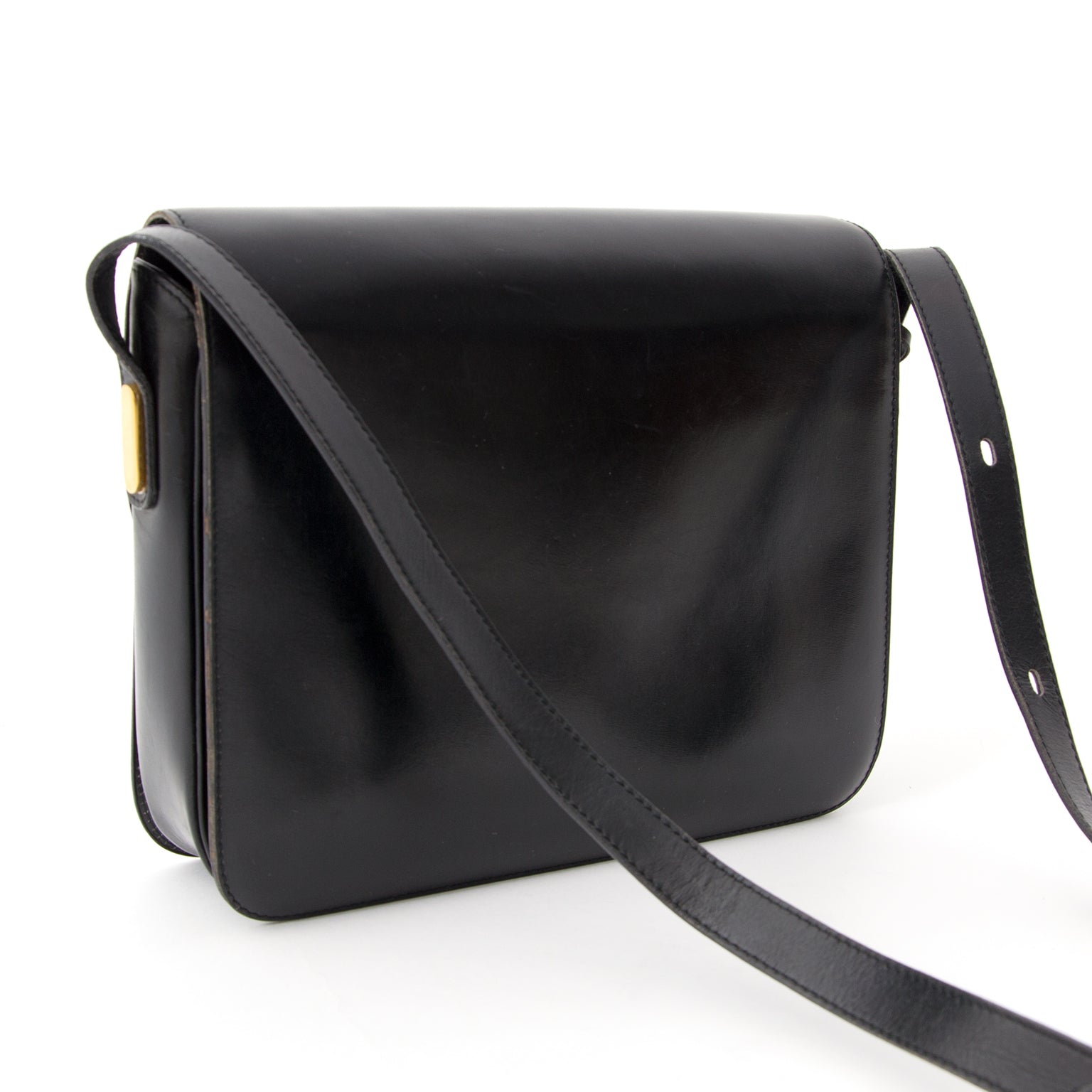 shop safe online tweedehands acheter en ligne sac a main Delvaux Black Bourgogne Shoulder Bag pour le meileur prix site en ligne labellov