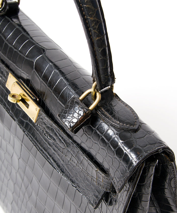 acheter 100% authentic Hermes kelly croco pour le meilleur prix site enligne labellov
