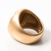 Buy safe online secondhand designer vintage like new pomellato rock stud ring best price