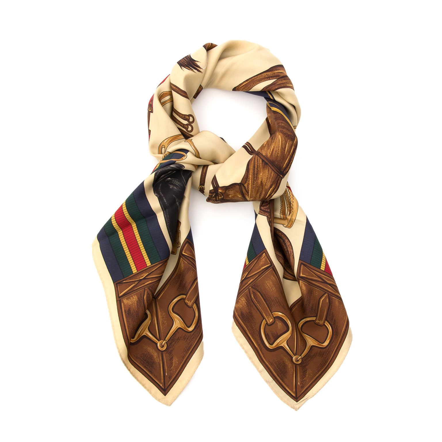 Buy authentic secondhand Hermès scarves at the right price at LabelLOV vintage webshop. Safe and secure online shopping. Koop authentieke tweedehands Hermès sjaals met de juiste prijs bij LabelLOV.