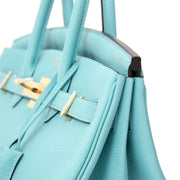 Hermès Birkin Togo Blue Atole GHW 35 blindstamp t 2015