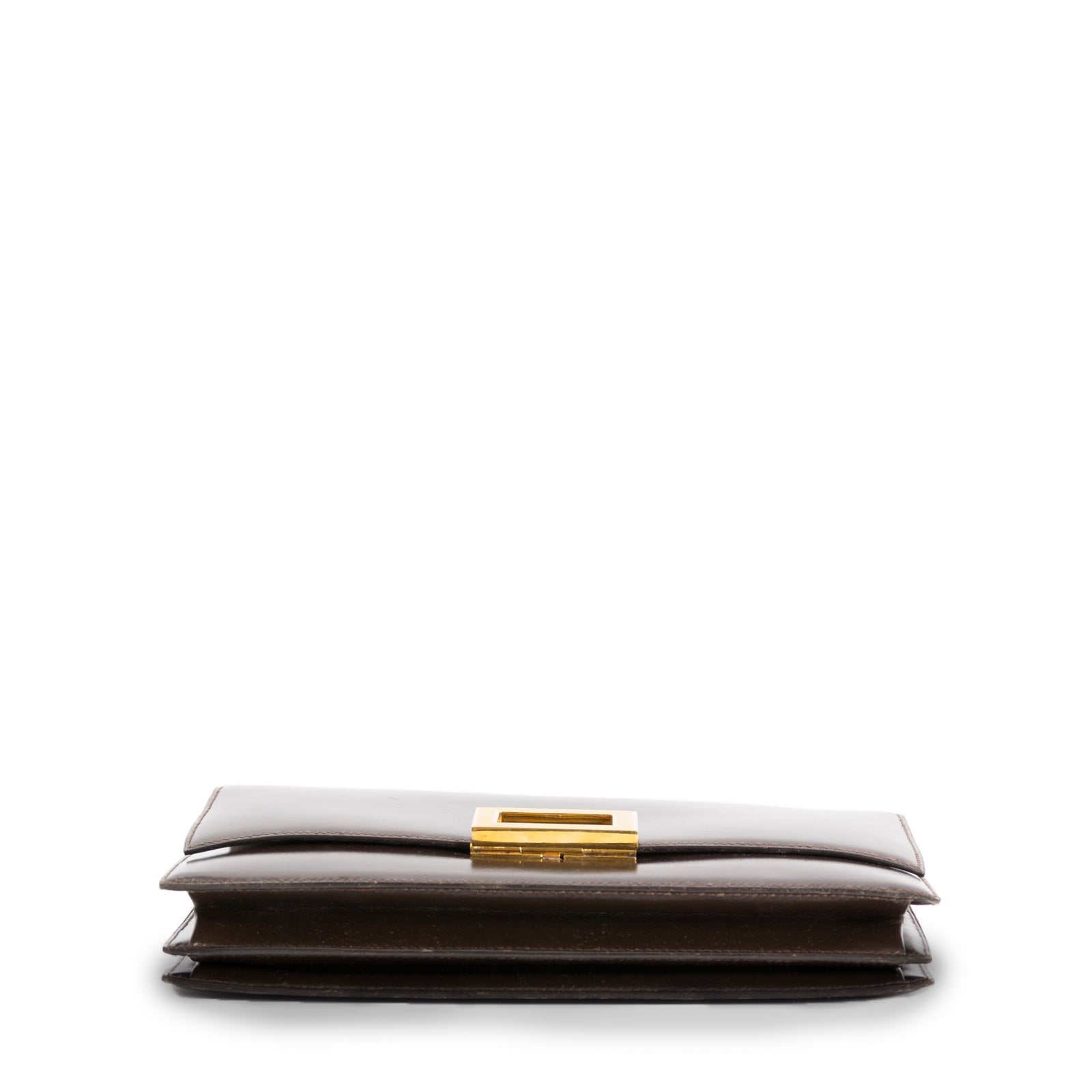 achetez en ligne maintenant Hermès Brown Leather Top Handle Bag chez labellov.com