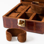 Loewe Croco Leather Watch Box second hand perfect condition online webshop labellov