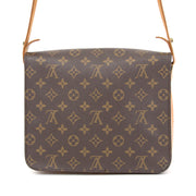 Louis Vuitton Cartouchière Monogram Canvas Shoulder Bag buy sell resell online webshop international shipping