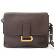 buy safe online Delvaux brown shoulderbag poirier best price like new. koop online aan de best prijs authentieke Delvaux bruine schoudertas poirier. acheter en linge seconde main sac a main Delvaux poirier