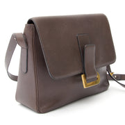buy safe online Delvaux brown shoulderbag poirier best price like new. koop online aan de best prijs authentieke Delvaux bruine schoudertas poirier. acheter en linge seconde main sac a main Delvaux poirier