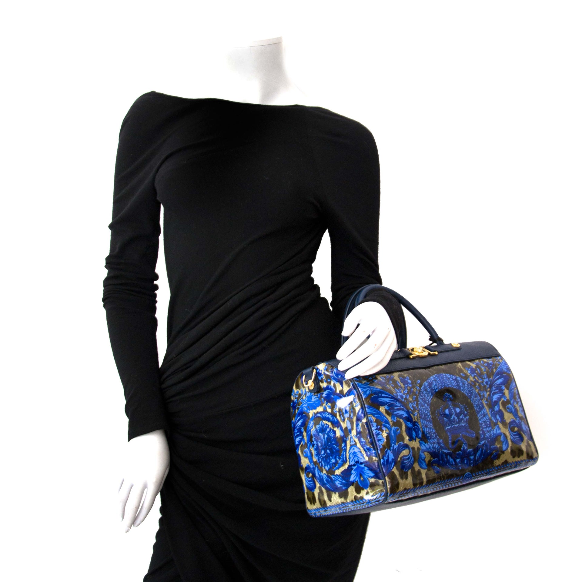 Never Used Versace Floral Boston Bag for sale online
