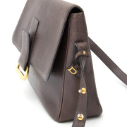 buy safe online Delvaux brown shoulderbag poirier best price like new. koop online aan de best prijs authentieke Delvaux bruine schoudertas poirier. acheter en linge seconde main sac a main Delvaux poirier