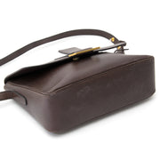 buy safe online Delvaux brown shoulderbag poirier best price like new. koop online aan de best prijs authentieke Delvaux bruine schoudertas poirier. acheter en linge seconde main sac a main Delvaux poirier