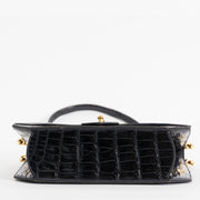 looking for a secondhand Hermès Dark Blue Croco Leather Handbag