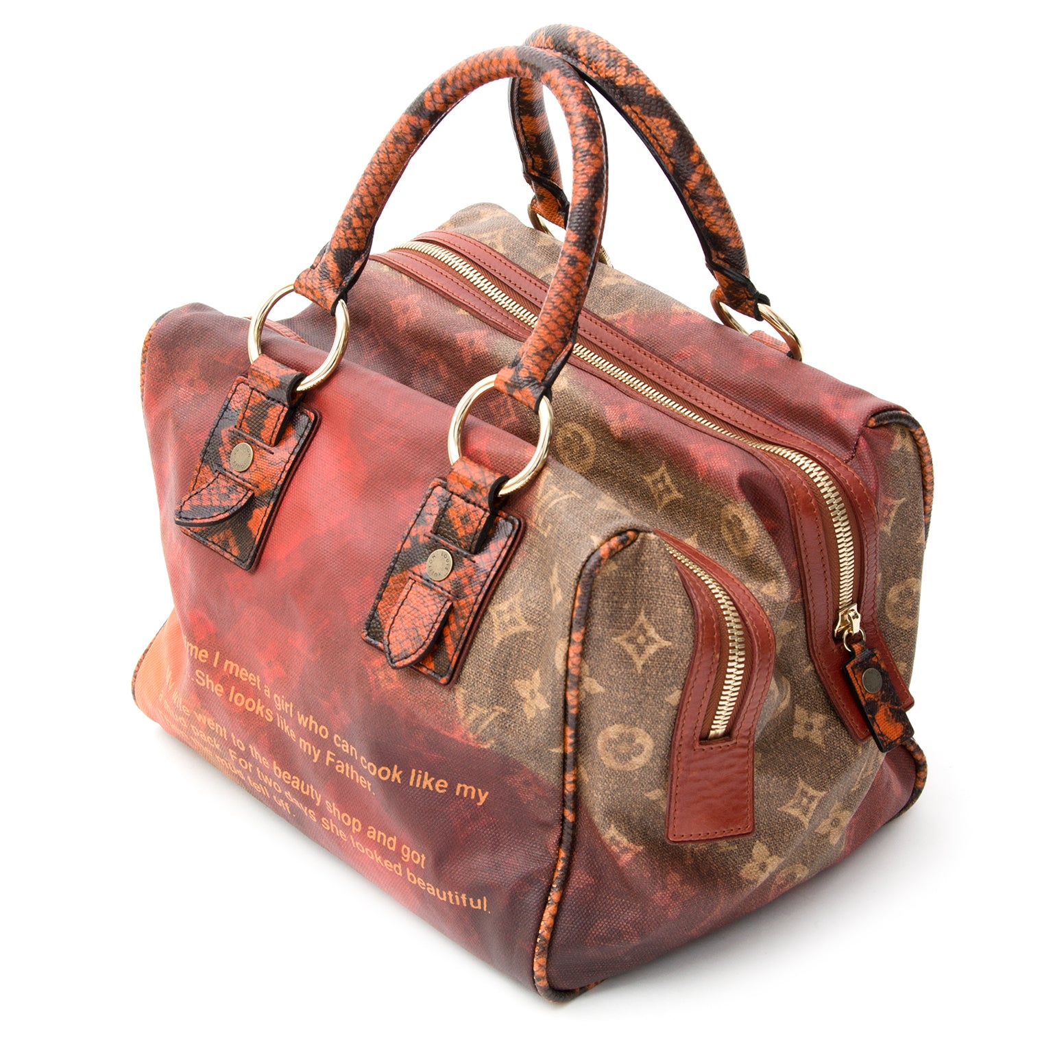 Louis Vuitton Mancrazy Jokes Bag. Online vintage designershopping for the right price at LabelLOV.