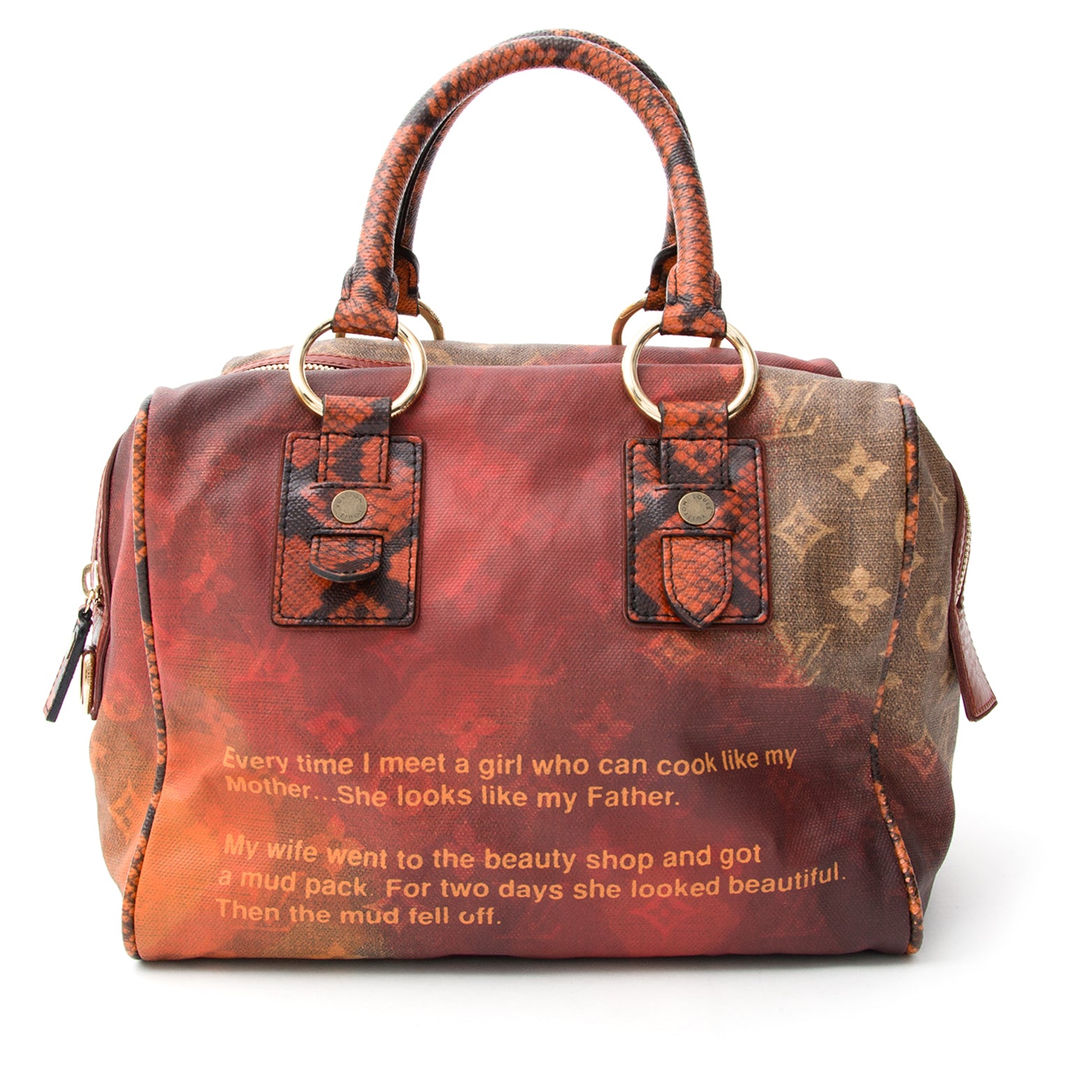 Louis Vuitton Mancrazy Jokes Bag. Vind tweedehands Louis Vuitton handtassen bij LabelLOV. Veilig online winkelen!