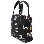 Chanel Black Quilted Fabric Logo Tote Safe and secure online shopping Antwerp.