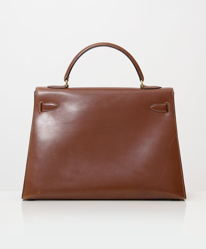 2dehands hermes hazelnoot kleurige kelly tas aan de beste prijs echt authentiek in goede staat webshop Labellov