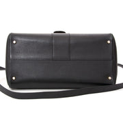 Delvaux Black Brillant MM + STRAP secondhand preowned delvaux bags belgium antwerp brussels