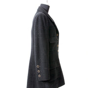 Chanel Black Tweed Jacket secondhand authentic safe online shopping webshop LabelLOV Antwerp Belgium fashion style high end luxury labels brands designer