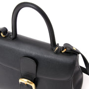 Delvaux Black Brillant MM + STRAP tweedehands te koop lablellov.com veilig
