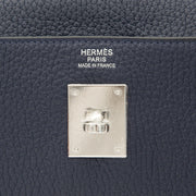 koop snel en veilig online nieuwe authentieke BRAND NEW Hermès Kelly Bag Taurillon Clemence 32 Blue Nuit