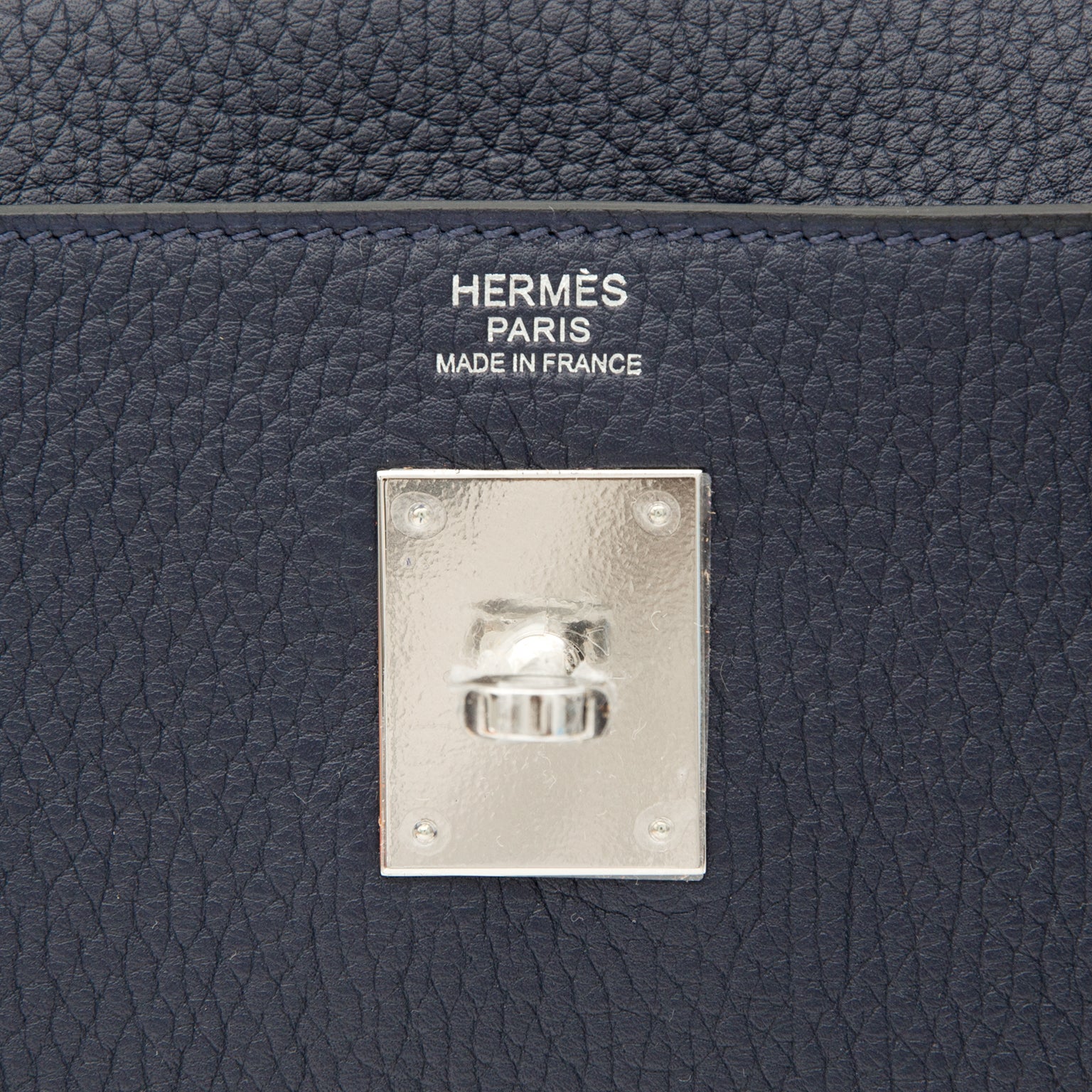 koop snel en veilig online nieuwe authentieke BRAND NEW Hermès Kelly Bag Taurillon Clemence 32 Blue Nuit
