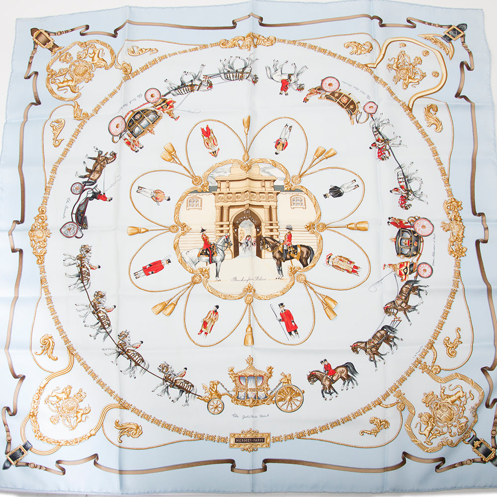 Acheter secur en ligne votre arré d'Hermes en soi Hermès Carré De Soie 'The Royal Mews'
