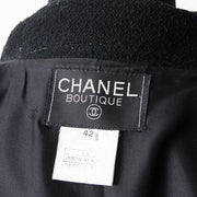 Chanel Black Tweed Jacket secondhand authentic safe online shopping webshop LabelLOV Antwerp Belgium fashion style high end luxury labels brands designer