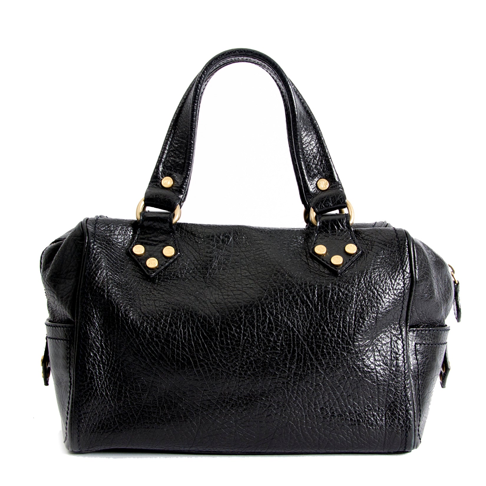 koop online jouw tweedehands Céline Black Leather Handbag