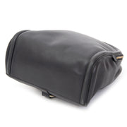 Delvaux Black Leather Backpack koop en verkoop designer vintage handtassen