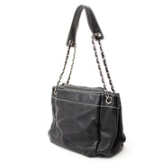 koop veilig online aan de best prijs Chanel Black LAX Accordian Bag
