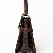 acheter en ligne seconde main delvaux brillant croco pour le meilleur prix site enligne labellov