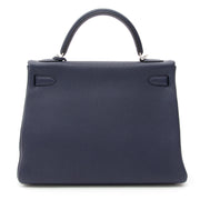 shop safe and secure online brand new BRAND NEW Hermès Kelly Bag Taurillon Clemence 32 Blue Nuit
