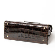 acheter en ligne seconde main delvaux brillant croco pour le meilleur prix site enligne labellov