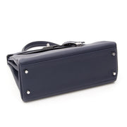 Koop veilig online net als nieuw 100% authentieke Hermes BRAND NEW Hermès Kelly Bag Taurillon Clemence 32 Blue Nuit