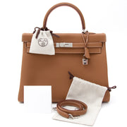 BRAND NEW Hermès Kelly Bag Togo Gold PHW freshly bought from the Hermès store, made in 2015