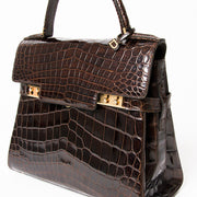 acheter en ligne seconde main delvaux brillant croco pour le meilleur prix site enligne labellov
