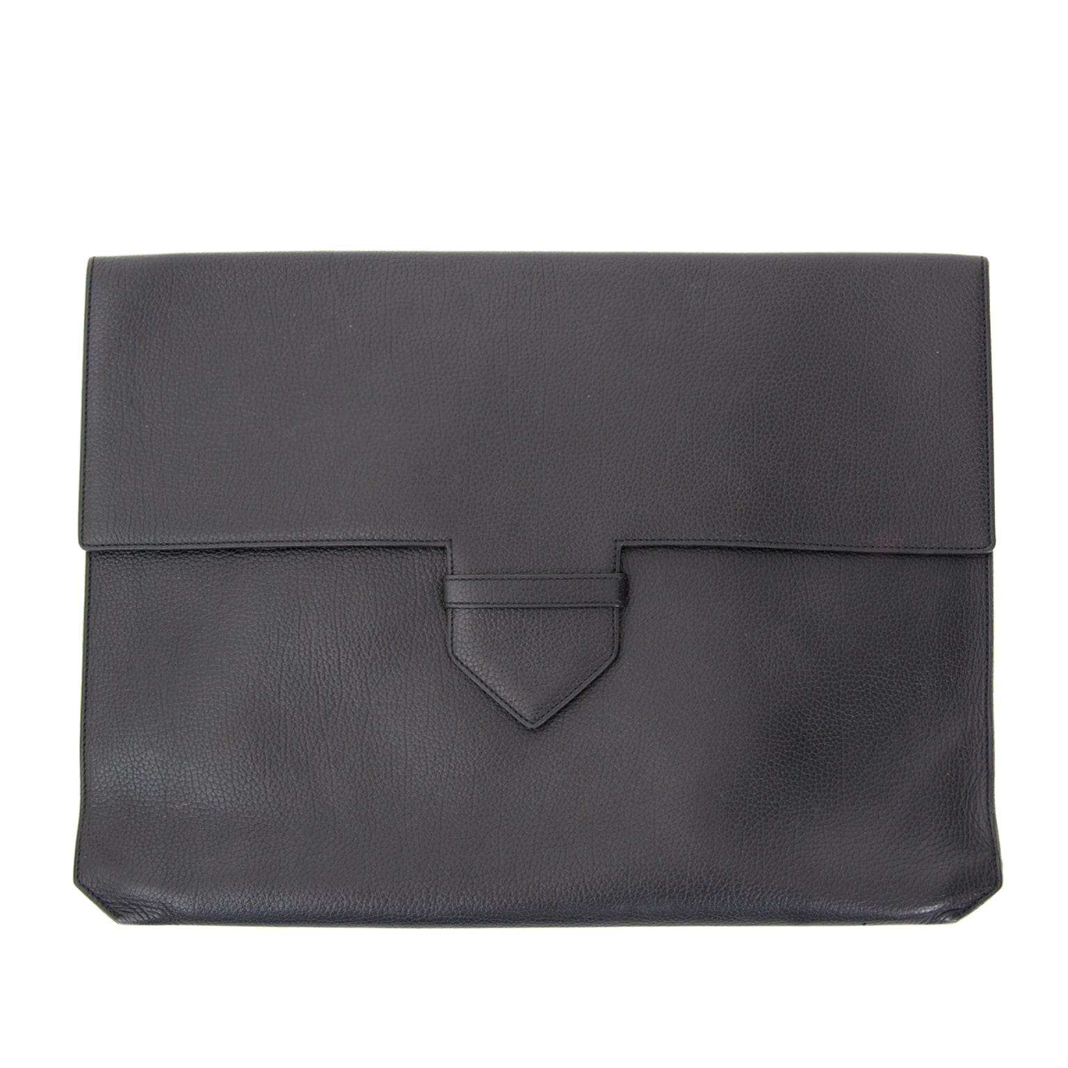koop veilig online aan de beste prijs Delvaux Black Large Envelope Clutch