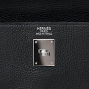 buy safe online secondhand designer secondhand Hermesskip the waiting list buy safe online 100% authentic designer Hermes Kelly Black 40 PHW Clemence Taurillon Kelly Black 40 PHW Clemence Taurillon